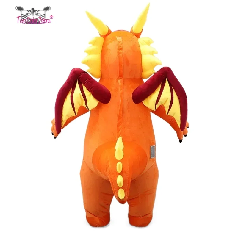 2.6m Чаризард Inflatable Charizard Cosplay Costume Walking Dinosaur Mascot Costume Christmas Carnival Fancy Dress