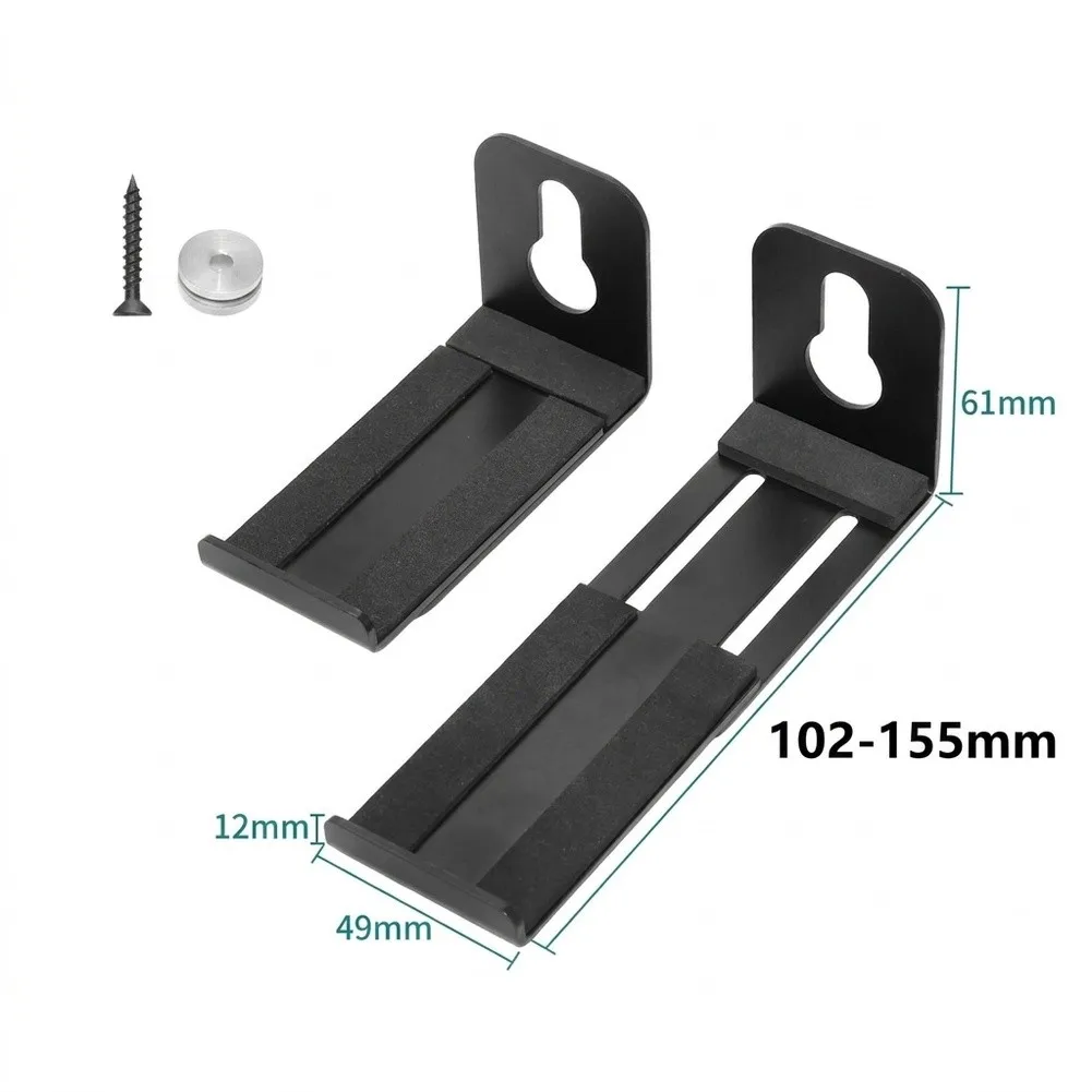 Practical New Long Audio Speaker Adjustable Wall Support Metal Shelf Base For Home Audio Device Wall Mount Hardware Accessories