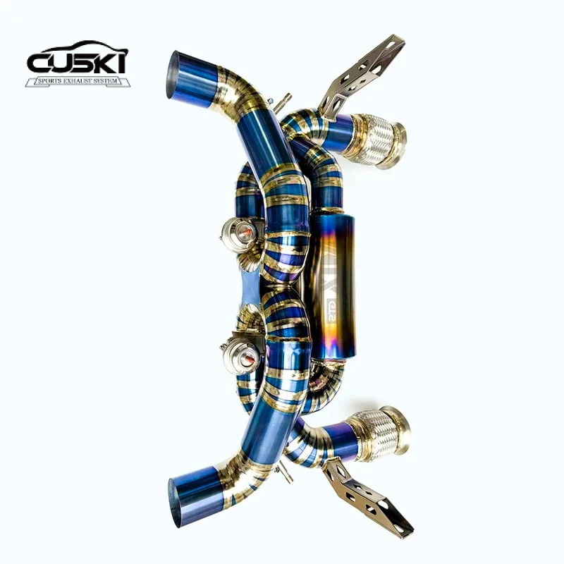 

Stainless steel and titanium alloy cat back exhaust system suitable for Lamborghini Huracan EVO car exhaust modification accesso