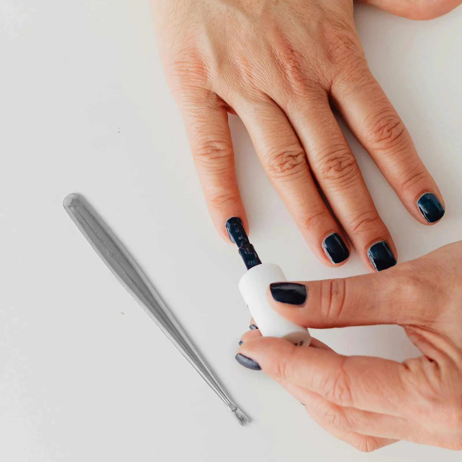 5Pcs Dead Skin Trimmer Stainless Steel Cuticle Pusher Tool Dual Ended Nail Care for Manicure Pedicure Portable Professional