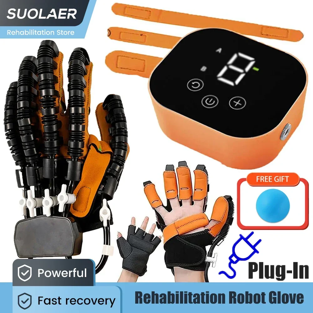 Hand Rehabilitation Robot Gloves Hemiplegia Cerebral Infarction Finger Function Training Massage Surgery Recovery Robot Glove