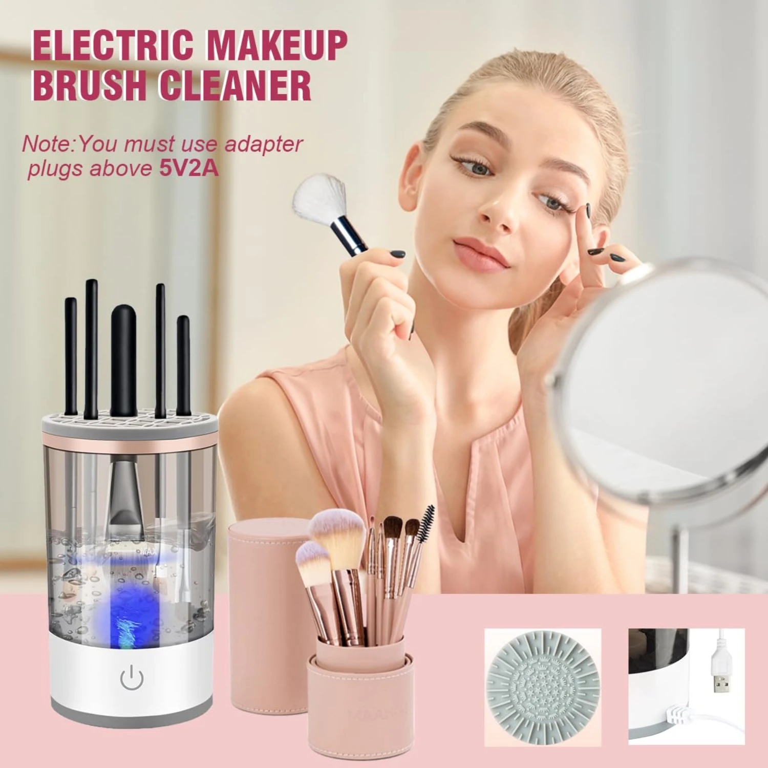 Top-Quality, Expert-Recommended Vels Makeup Brush Cleaner: Convenient and Effective Upgrade for Flawless Application - Essential