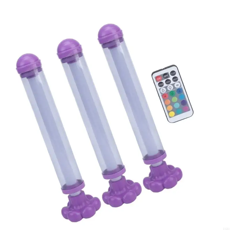 D5BE Fun Rainbow Light Up Kids Blasters 1/2/3/4Pcs Water Guns With Powerful Sprayer For Kids Summer Adventures Ergonomic