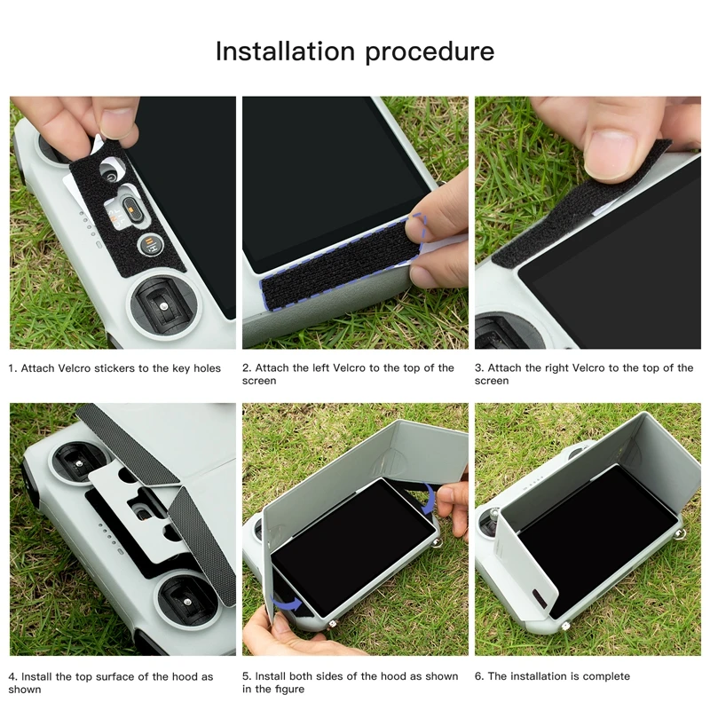 Control remoto para Dron DJI Mavic 3 Classic/Mini 3/3Pro/Air 2S, parasol, pantalla antireflejo, accesorios para sombra solar