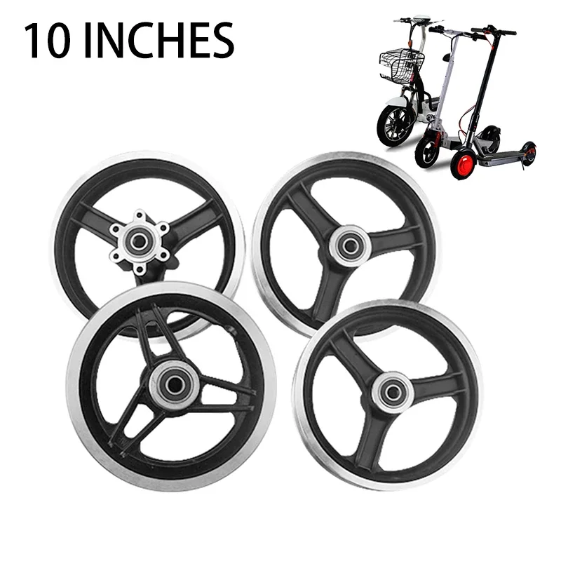 10 Inch Electric Scooter Wheel Hub 10 Inch Aluminum Alloy Wheel Rims 10x2 10x2.125 10x2.50 10x2.25 10x3.0 Tires Rims