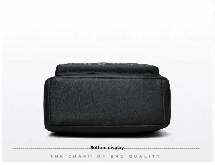 Klassisches Buchstaben-M-Design, mehrlagige Reißverschlusstasche, einzelne Schulter-Crossbody-Taschen für Damen, täglicher Gebrauch, Arbeit, Reisen, Ausflug, Party – Detail 20