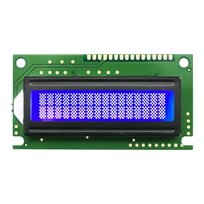 Módulo de pantalla LCD Pantalla 1602 Pantalla azul 16 x 2 caracteres Placa de módulo de pantalla LCD 5V para Arduino ﻿