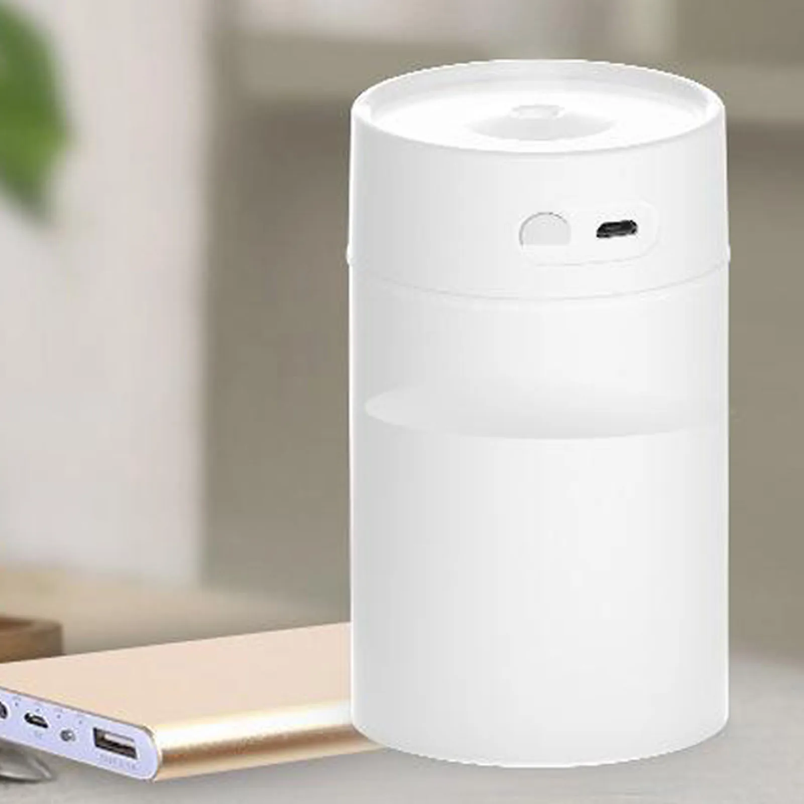 

Увлажнитель воздуха с питанием от USB и ночником, настольный увлажнитель для автомобиля, дома, комнаты, емкость 260 мл