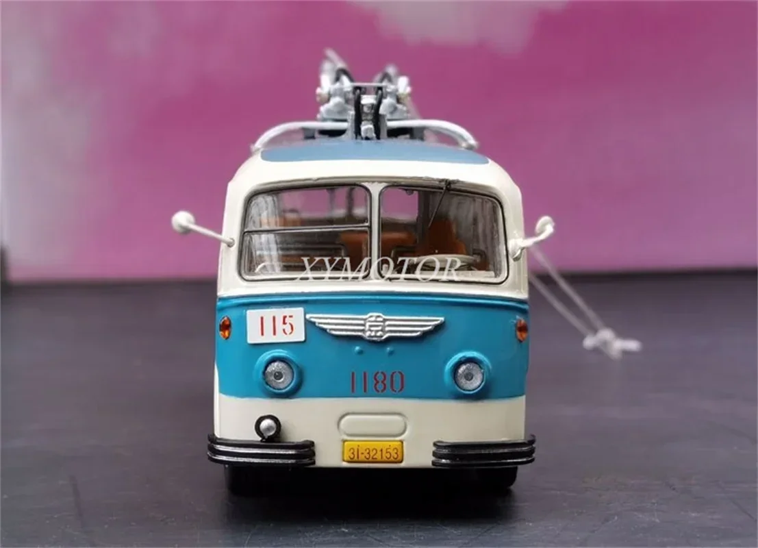 1/64 Beijing City Electric Bus lane No.115 BK540 Diecast Model Car Kids Boys Girls Toys Gifts For Display Collection Ornaments