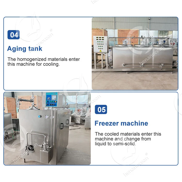 آلة إنتاج الآيس كريم الصناعية معدات تصنيع الآيس كريم الأوتوماتيكية الصين