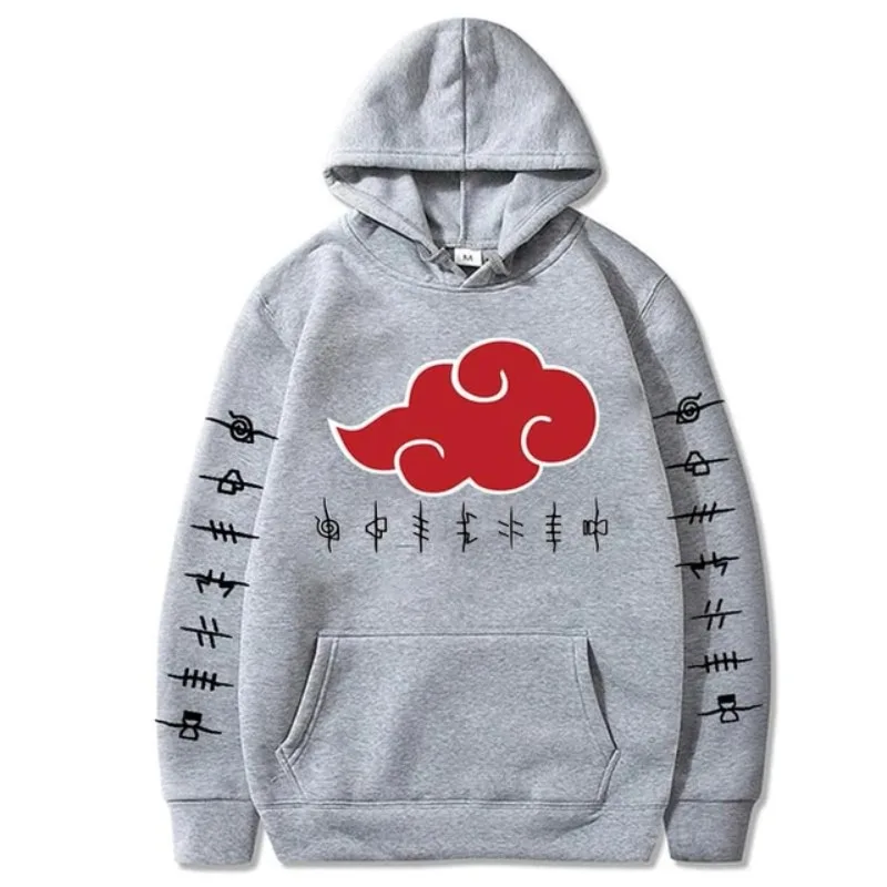 2024 Fashion Akatsuki Cloud Hoodie Unisex Printed Pullover Autumn & Winter Comfortable Streetwear Best Selling Hip Pop Top