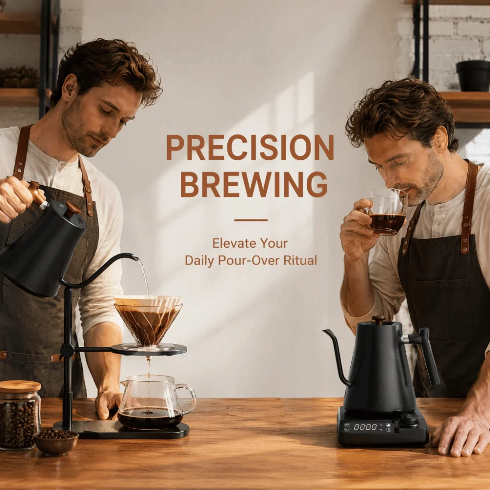Smart Temperature Control Gooseneck Electric Kettle Stainless Steel Constant Temperature Electric Kettle