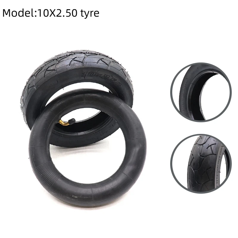 10 inch electric scooter tire suitable for 10x2.50 electric scooter skateboard inflatable wheel inner and outer tires HotHot