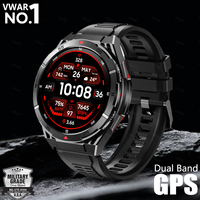 VWAR Smart Watch GPS Sports Compass Altitude Air Pressure BlueTooth Call 3ATM Waterproof Health AMOLED Screen Smartwatch 480Mah