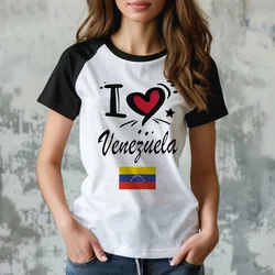 Venezuela Tee women harajuku t-shirts girl 2000s clothing