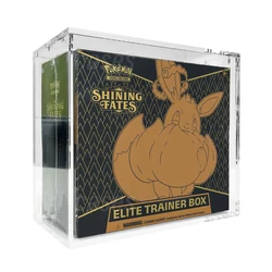 6mm Clear Acrylic Generations Edition Card Game Display Case Elite Trainer Box Protector ETB Showcase Magnetic Lid for Pokemon