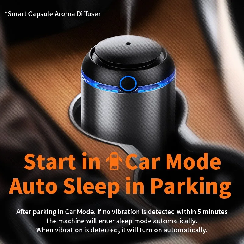 

Умный автомобильный аромадиффузор без воды, перезаряжаемый, с технологией двойного распыления, функцией Smart Start/Stop для дома/автомобиля, диффузор для ароматических масел