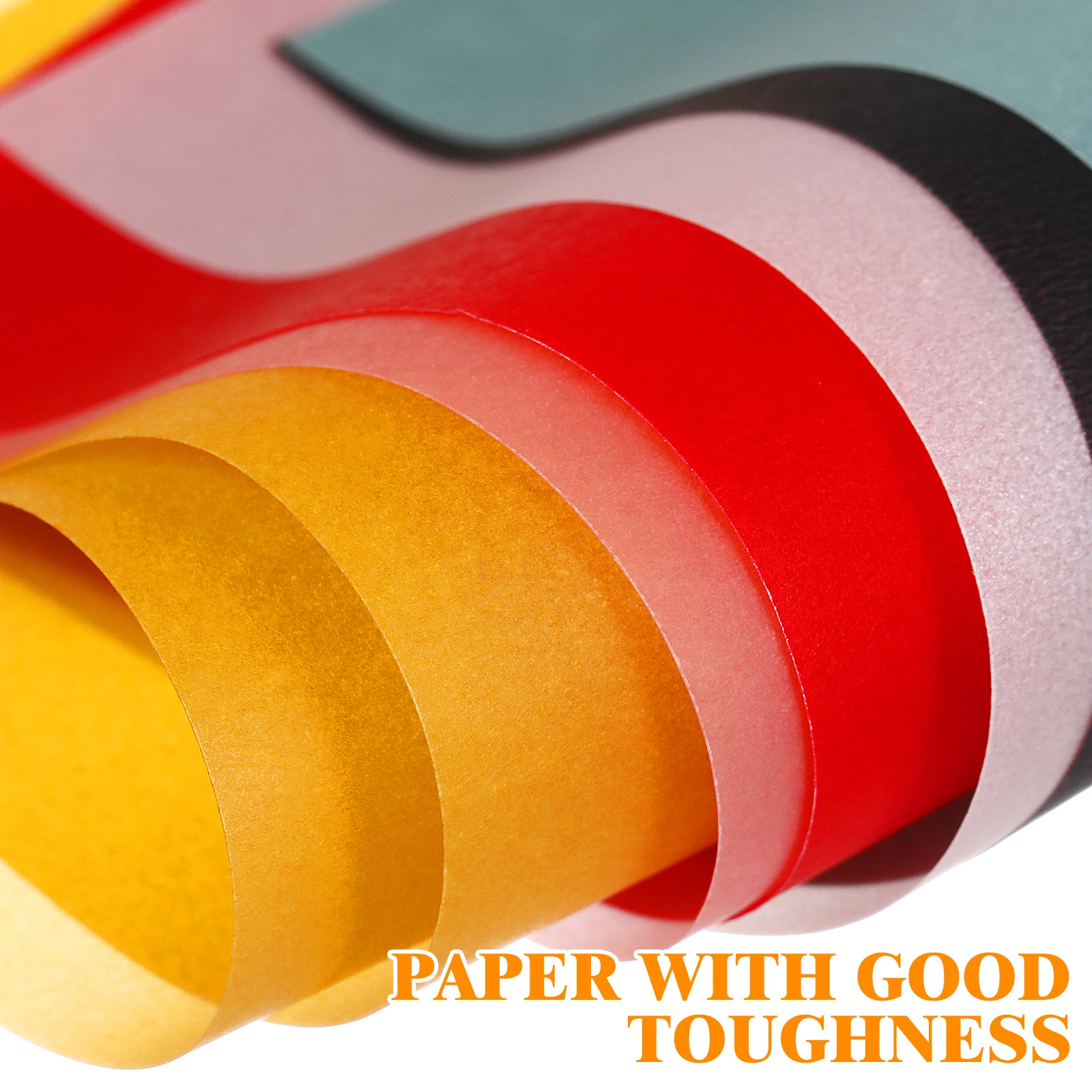 

Colored Sulfuric Acid Paper 50 Sheets Tracing Printable Rainbow Tissue Translucent Engineering Drawing Copy Craft