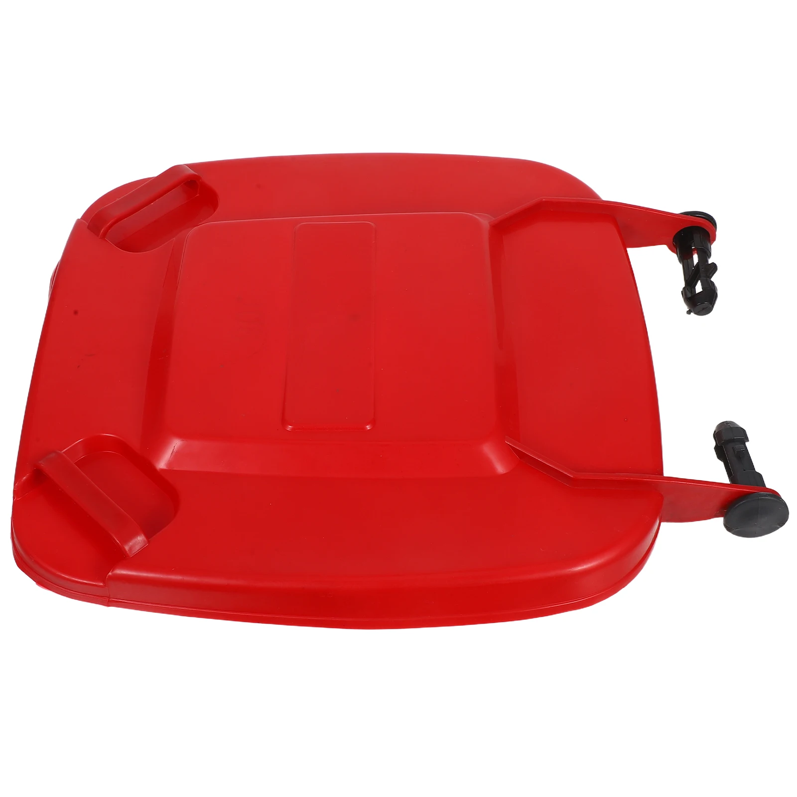 

30L Red Heavy Duty Trash Can Lid Replacement Outdoor Garbage Bin Cover Easy Clean Outdoor Trash Can Lids