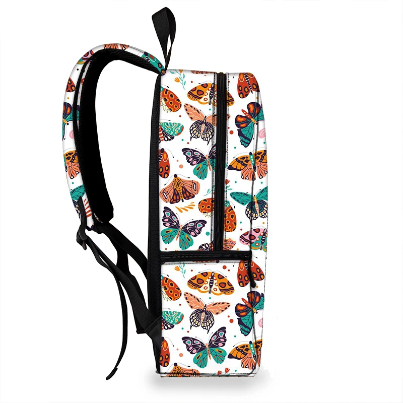 Beautiful Butterfly Print Backpack Women Fashion Rucksack Teenager Girls School Bags Canvas Travel Bag Laptop Backpacks