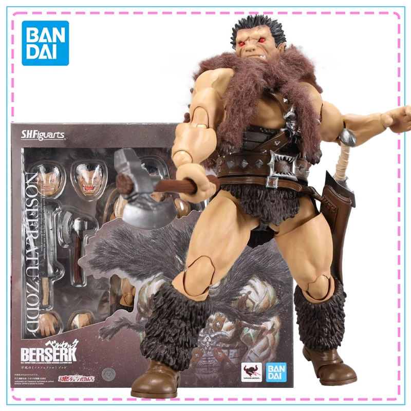 

Bandai S.H.Figuarts Berserk Nosferatu Zodd, экшн-фигурка, натуральная модель SHF, комплект аниме-фигурок, подвижная коллекция игрушек, подарок