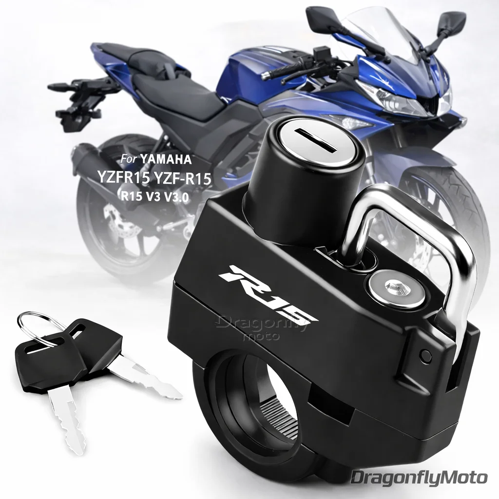 

Motorcycle Helmet Lock For YAMAHA YZFR15 YZF-R15 R15 V3 V3.0 Anti-theft Locker Helmet Lock Locking Device Rustproof Anti-theft