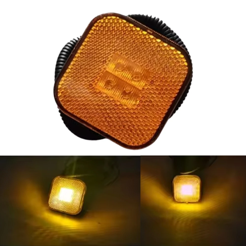 1 قطعة 81252606101 غطاء أصفر ضوء أصفر مصباح إشارة جانبي مناسب لـ Manka 2007-2020 MAN TGX #6