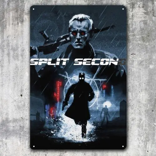 Split Second Movie Metal Poster - Collectable Tin Sign 20x30cm  -aluminum