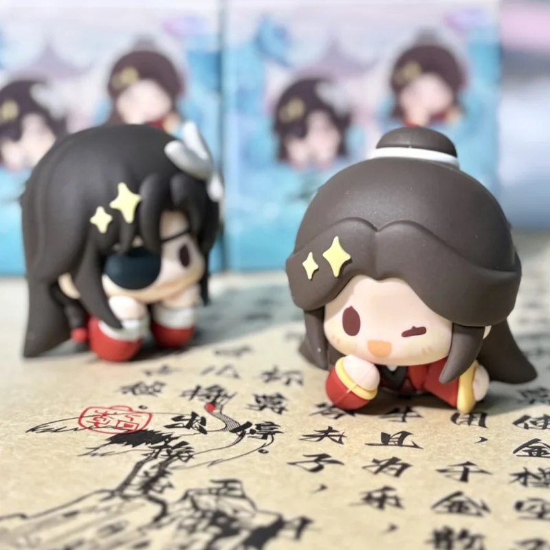 

Оригинальные аниме-фигурки Heaven Official's Blessing Xielian Huacheng Tian Guan Ci Fu, магнит на холодильник, игрушка, слепая коробка, игрушки в подарок