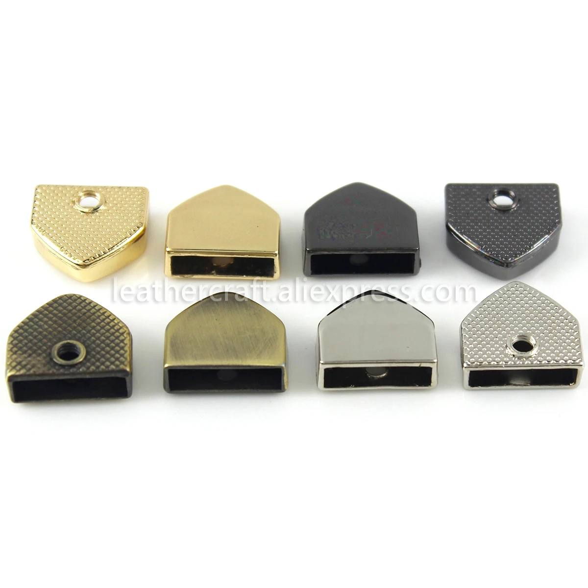 10pcs Metal Zipper Stopper Zipper Tail Clip Stop Tail Plug Head with Screw DIY Bag Leather Hardware Leather Craft 13mm(1/2\