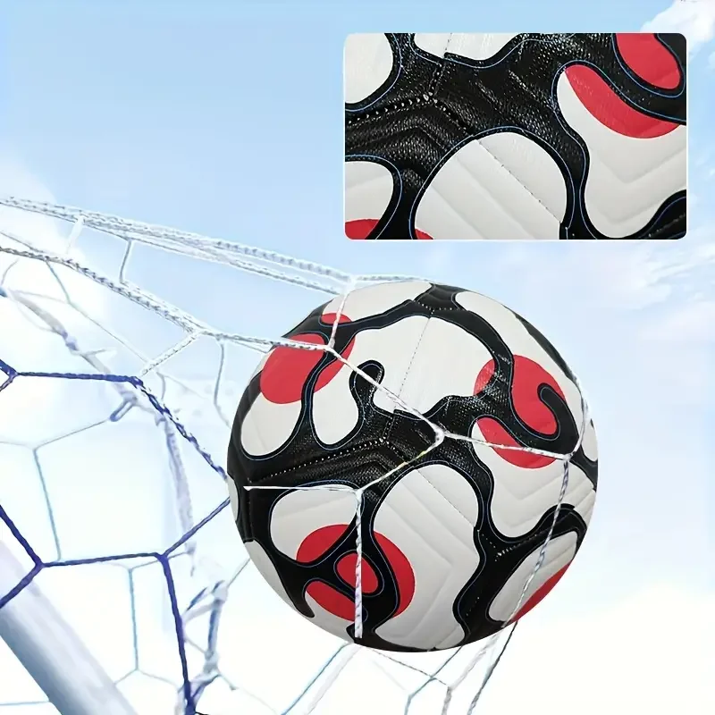 1pc size 5 professional football, durable and safe PU material football, ideal for outdoor training and recreation