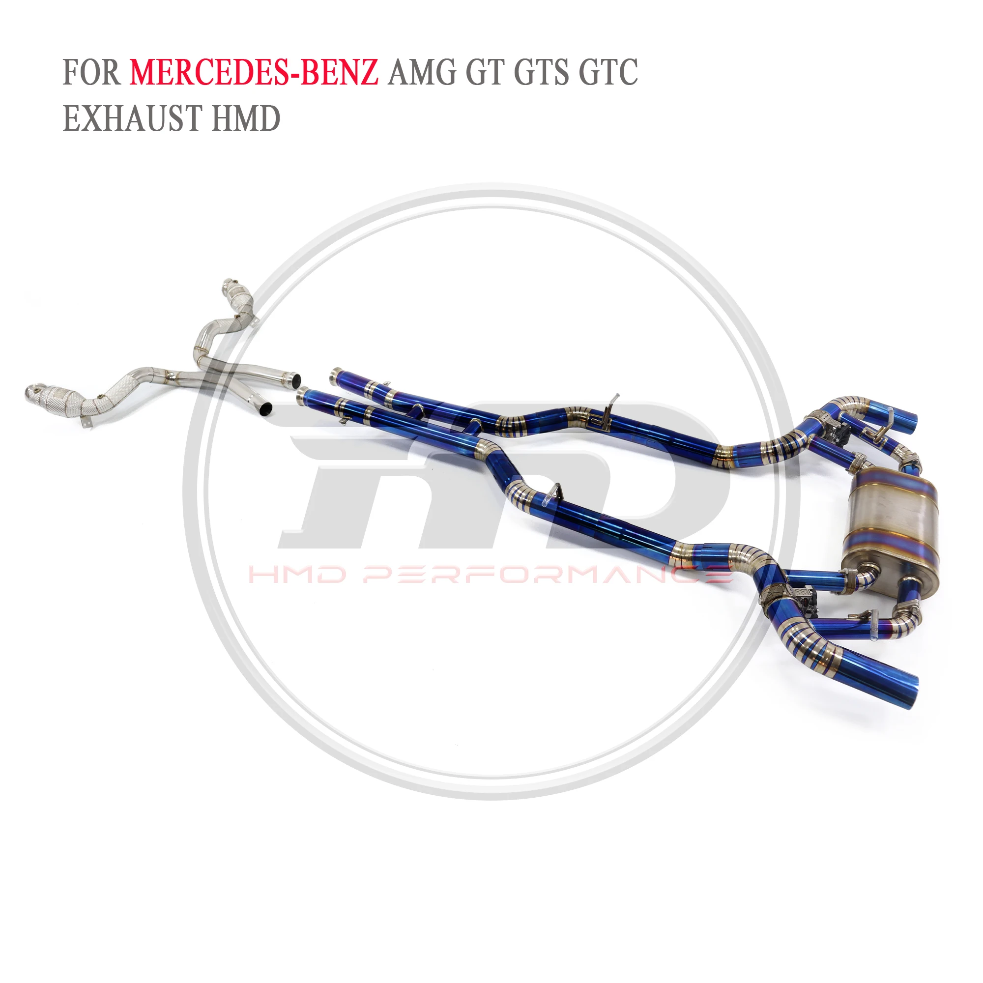

Высокое качество настраиваемый Catback для Mercedes Benz AMG GT GTS GTC выхлопная система из титанового сплава электронный клапан водосточная труба HMD