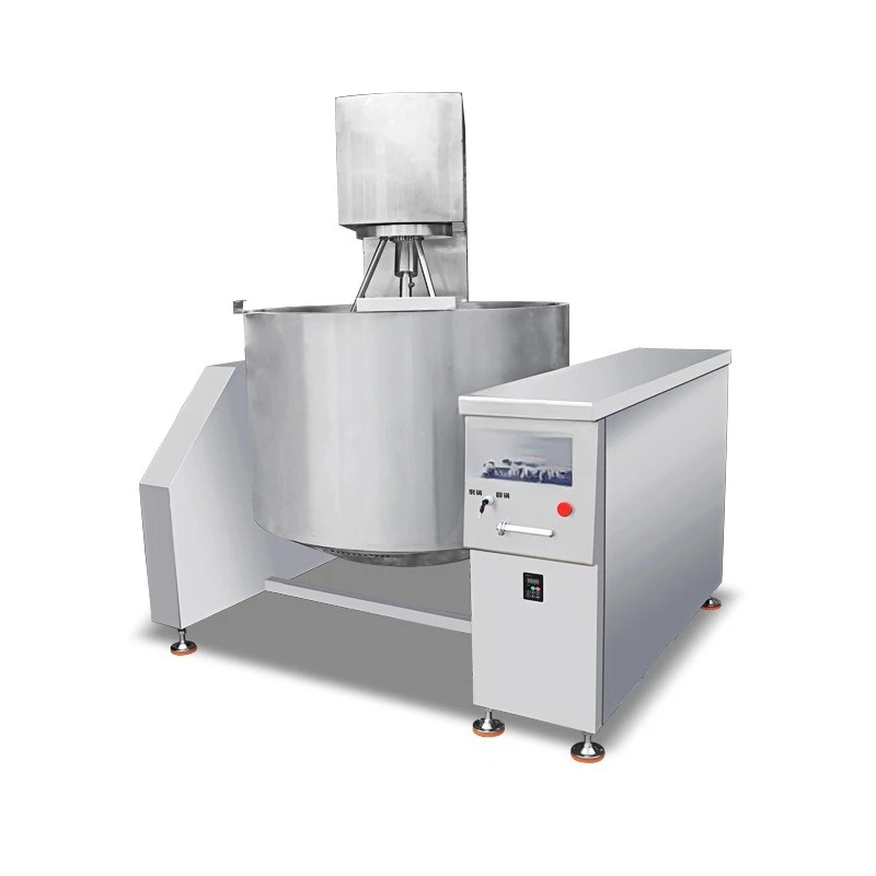 Commercial large-scale automatic electromagnetic frying machine frying equipment