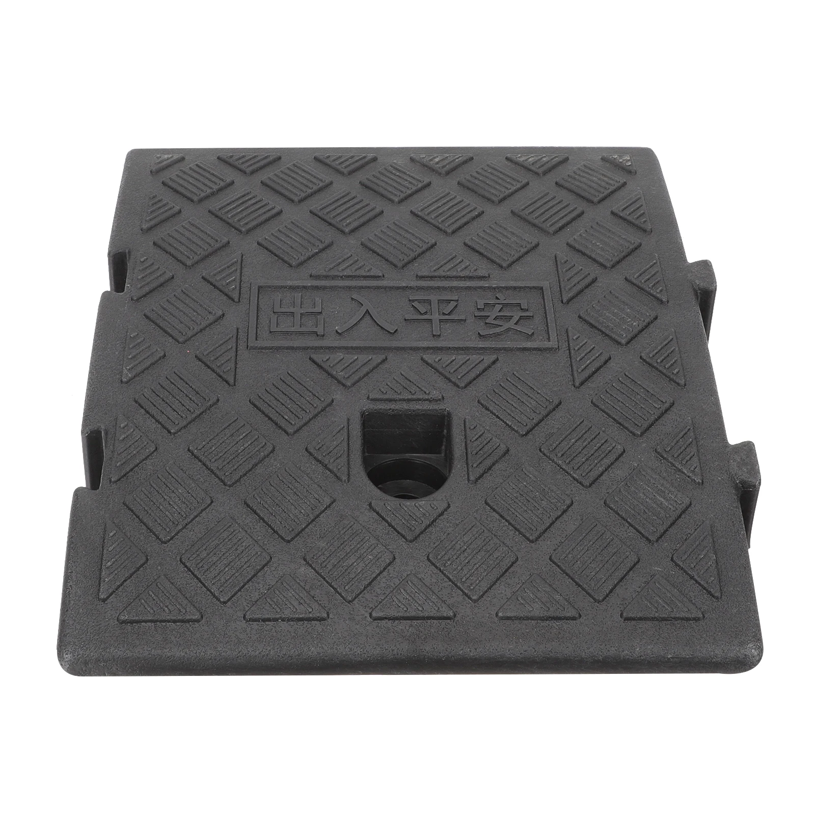 

Plastic Ramp Mat for Car Trailer Tire Change Small Door Step Wheelchair Anti Slip Thickened Compressive Screw