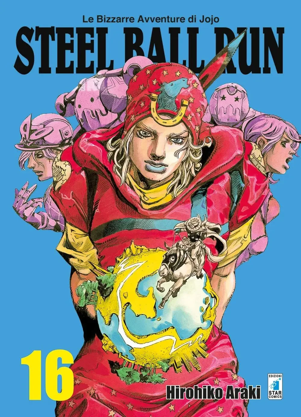Japanese Anime Steel Ball Run Poster Print Gyro Zeppeli JoJo's