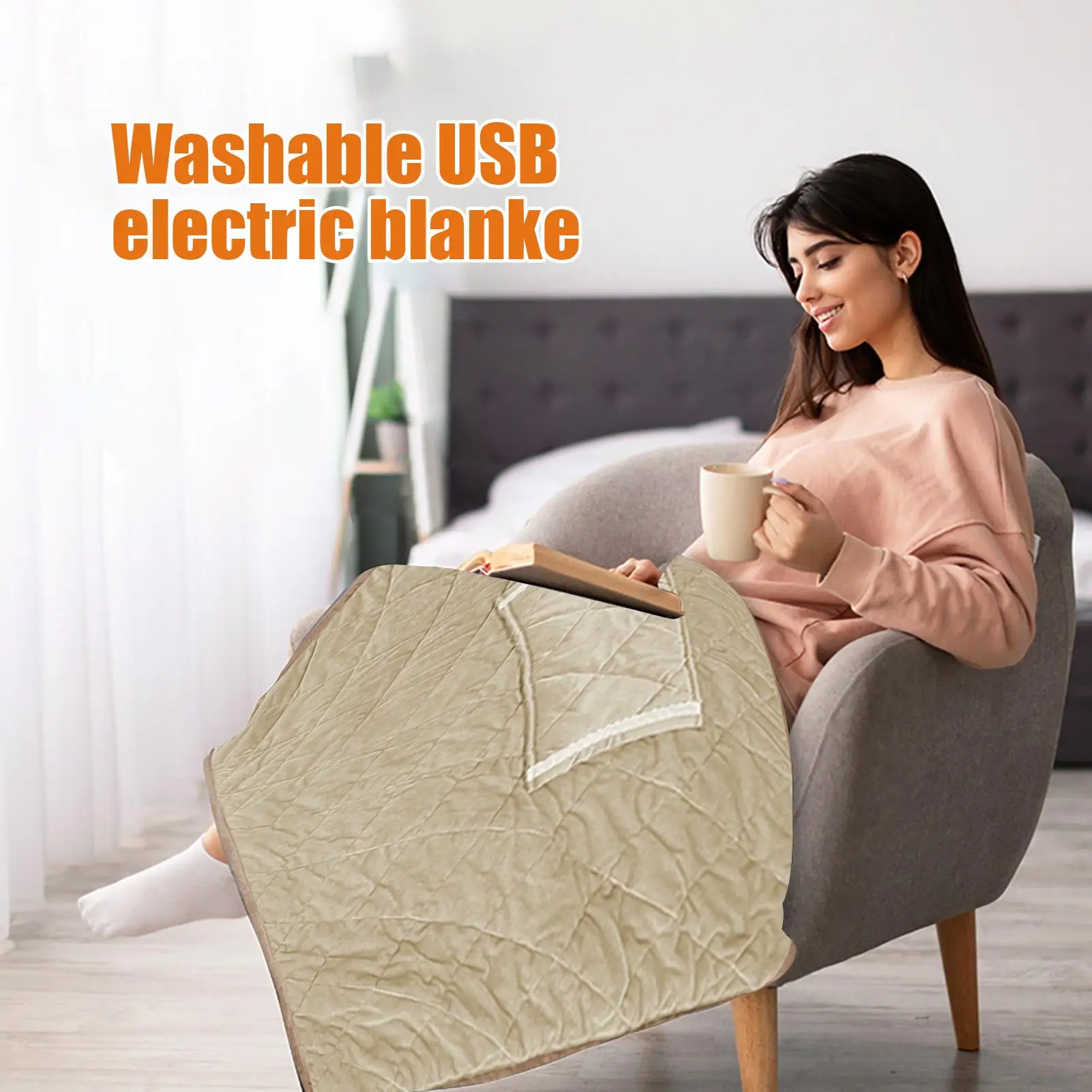 

Электрическое одеяло с питанием от USB, нагревательное одеяло, мягкое теплое одеяло для стула, дивана, кровати, автомобиля, зимнего путешествия, работы на открытом воздухе, для мужчин, женщин, дома