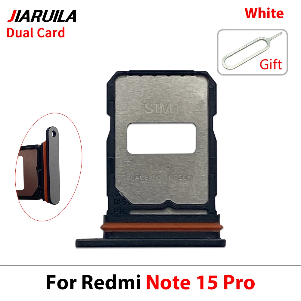 SIM-Kartenhalter, Chip-Slot-Schublade, Halter, Adapter, Zubehör, Reparaturteile für Xiaomi Redmi Note 15 Pro Plus (Dual-Karte) – Detail 3