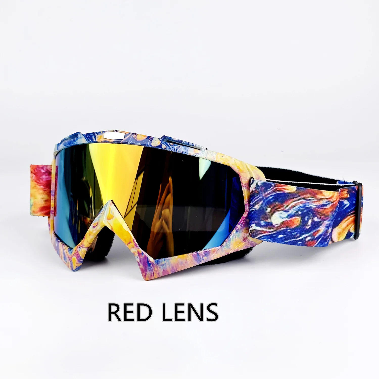 New Colors Motocross Goggles for Off-Road Riding Skiing Sport Eye Wear MX Helmet Compatible Motorcycle Goggles for ATV DH MTB