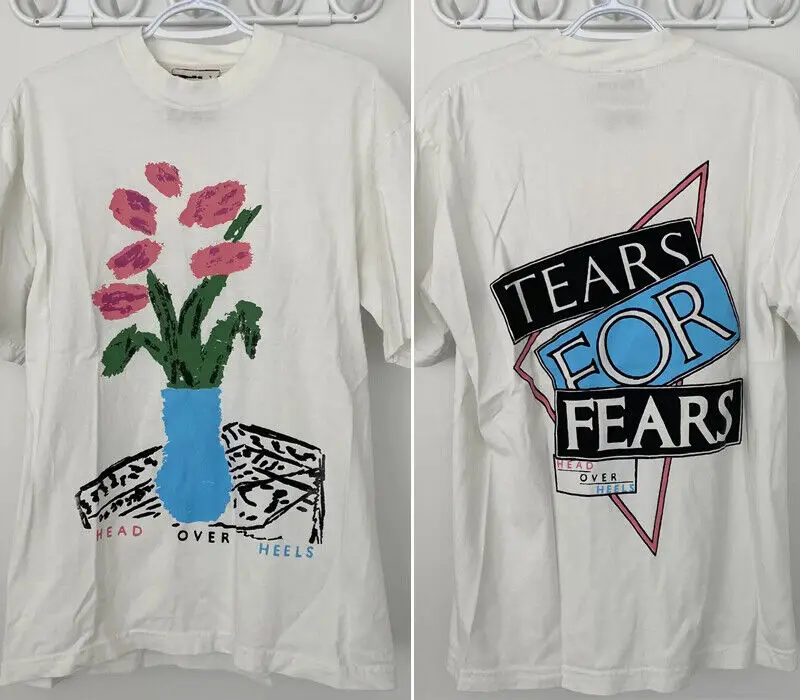 And AfterThat Tears for Fears Head Over Heels 2 side Reprint T shirt NH13447