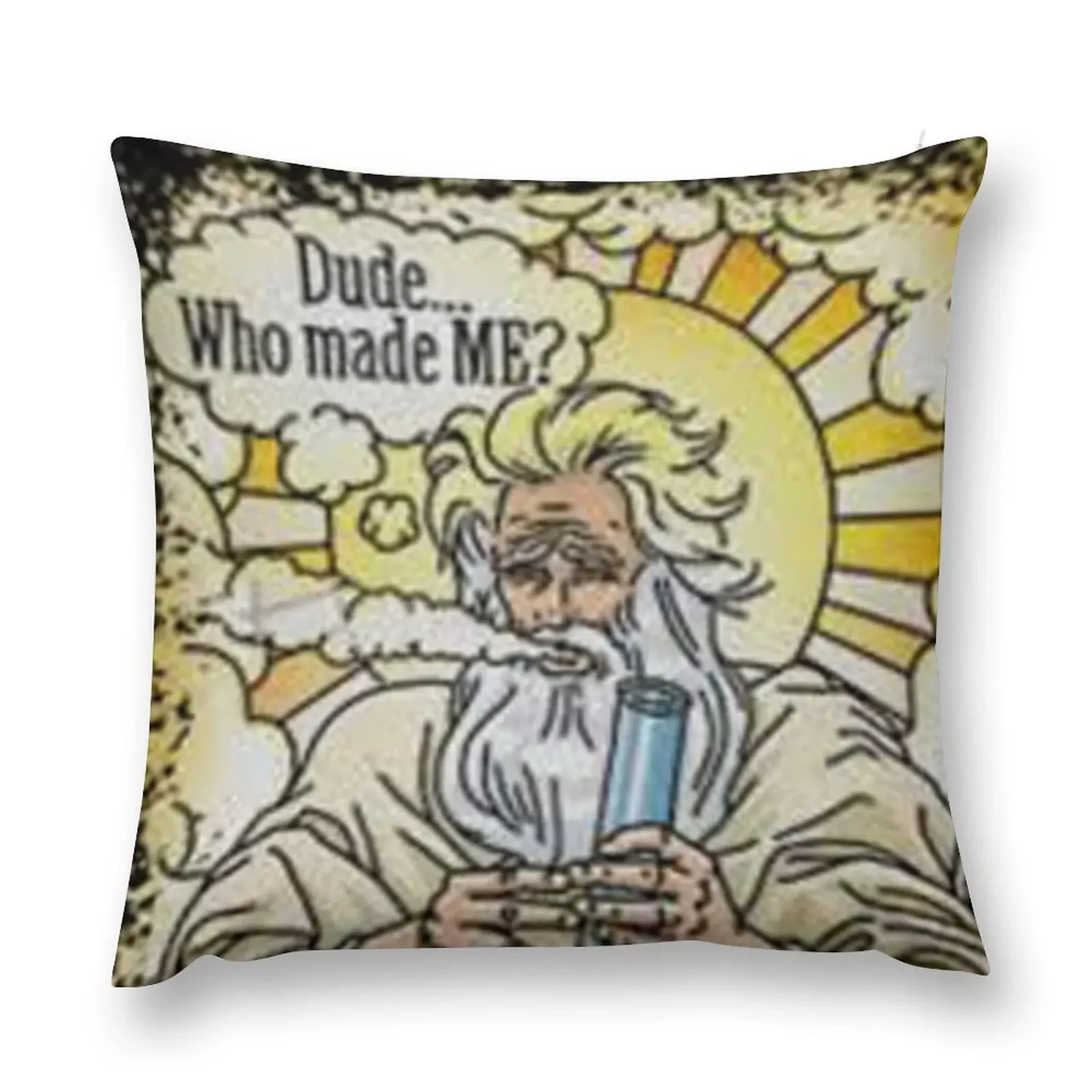 God with bong image Throw Pillow Sofas Covers pillowcases for sofa cushions Custom Cushion Sofa Cushions pillow