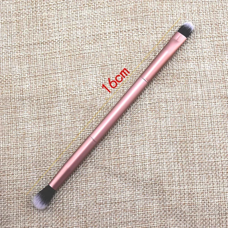 1 قطعة متعددة الوظائف مزدوجة نهاية عينيه ظلال العيون ماكياج فرشاة التجميل أدوات الشمبانيا عينيه ماكياج فرشاة تجميل #6