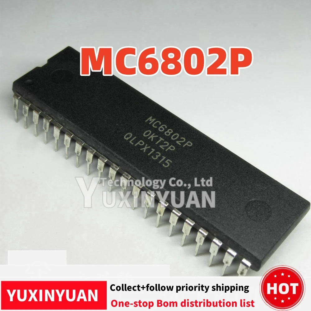 1-10pcs/lot MC6802P  DIP-40 IC NEW IN STOCK YUXINYUAN