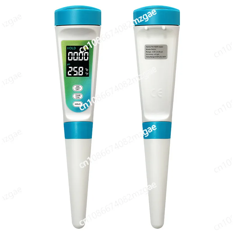 Food acidity meter temperature two-in-one dough pH test pen cheese meat fruit food ph meter