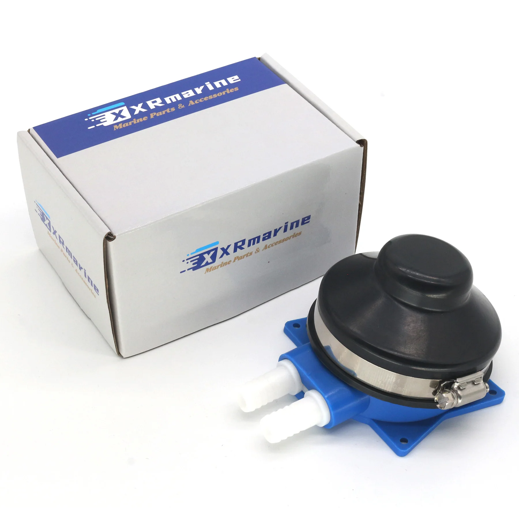 Water Self Priming Foot Water Pump for Wash Basin sink RV Toilet Yacht Bilge 1/2'' Flexible Hose Rubber