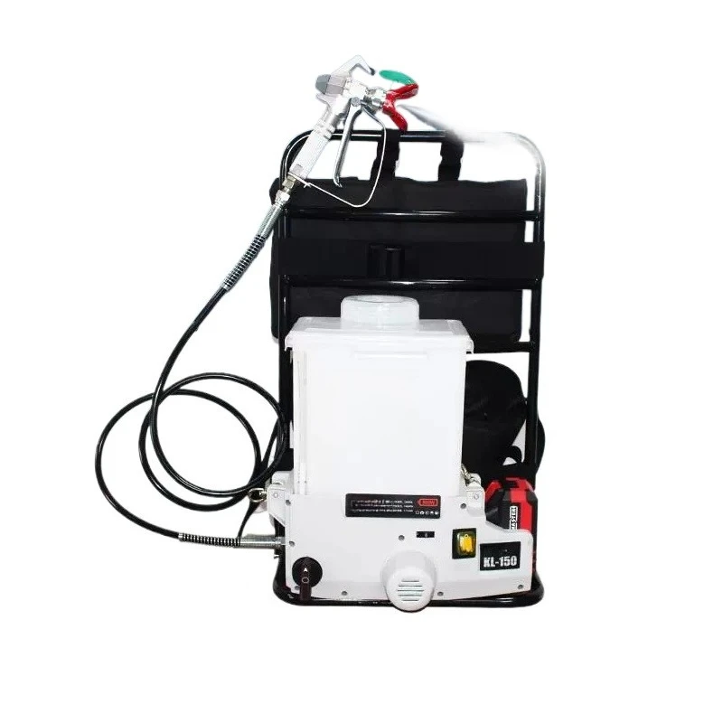 

Backpack Lithium Battery Rechargeable Spray Machine High Pressure Airless Convenient Plunger Wall Repair Machine