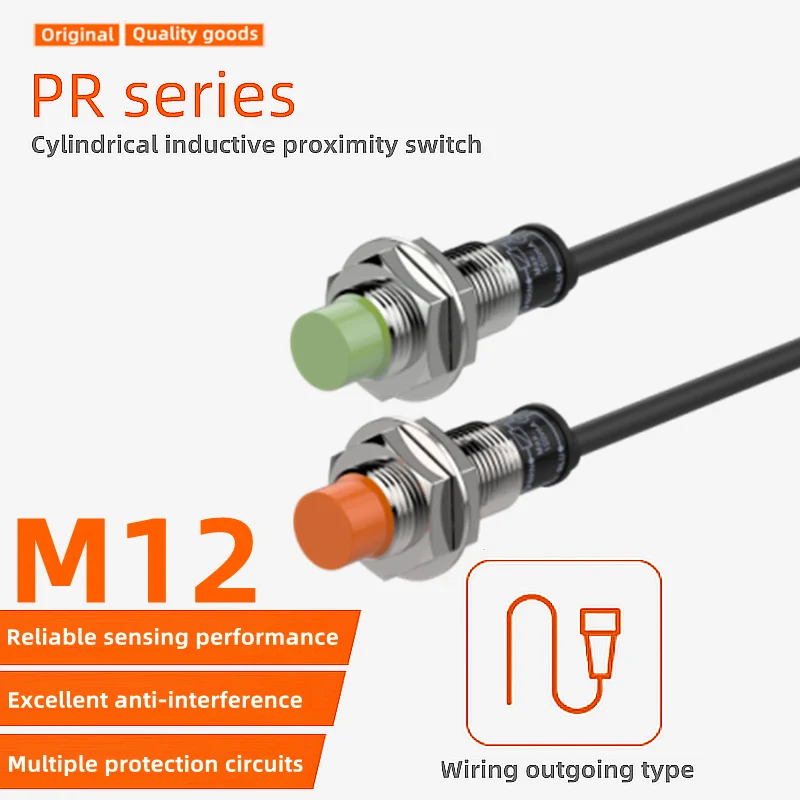 Proximity switch photoelectric sensor M12 PR12-4AC PRT12-4DO PRT12-4DC PR12-4AO PR12-4DN PR12-4DP PR12-4DN2 PR12-4DP2 Non-flush