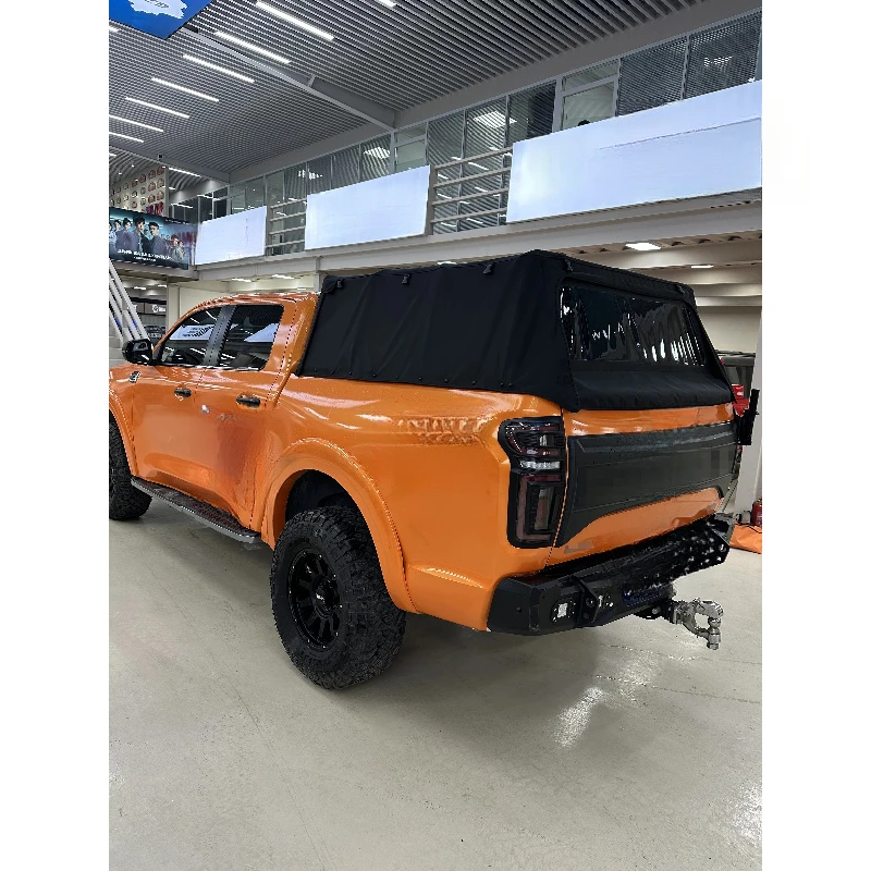 Full Enclosed TPU Transparent Film Soft Top High Cover Fit For Pickup Truck Bed