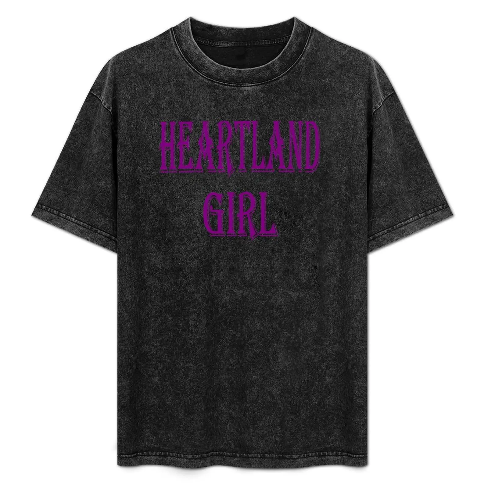 

Heartland Girl T-Shirt Stylish Print Short Sleeve Tee