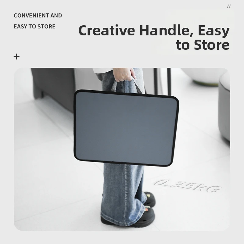 Portable computer desk, laptop desk, iPad stand, height increasing stand, ergonomic cushion, computer storage bag
