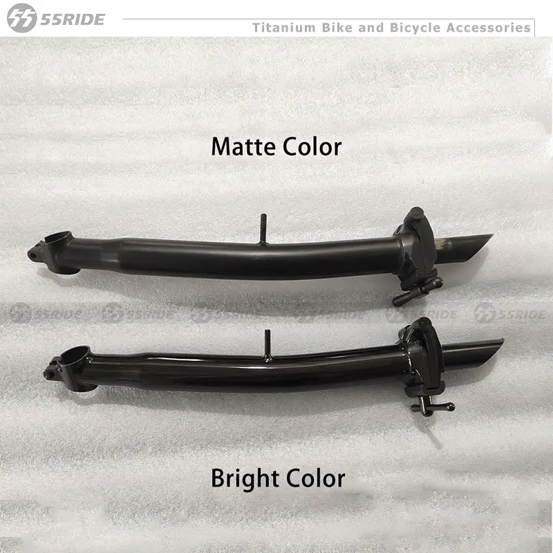 Ultraleichter Titan-Vorbau 460g für Brompton Faltrad | 25,4 mm | Fahrradzubehör | Upgrade-Teile für S/M/P/H Lenker – Detail 6